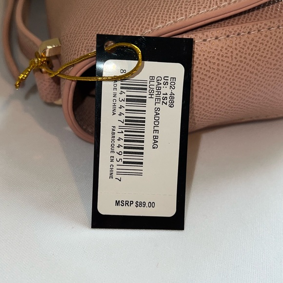 ❌SOLD ❌Bebe Gabriella Saddle Bag-Blush Color - Picture 9 of 12